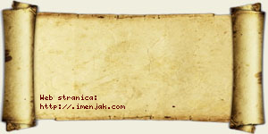 Danica Pantić vizit kartica